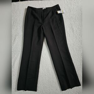 NWT Le Suit Pants Polyester Black Dress Pants Size 14 1 Piece